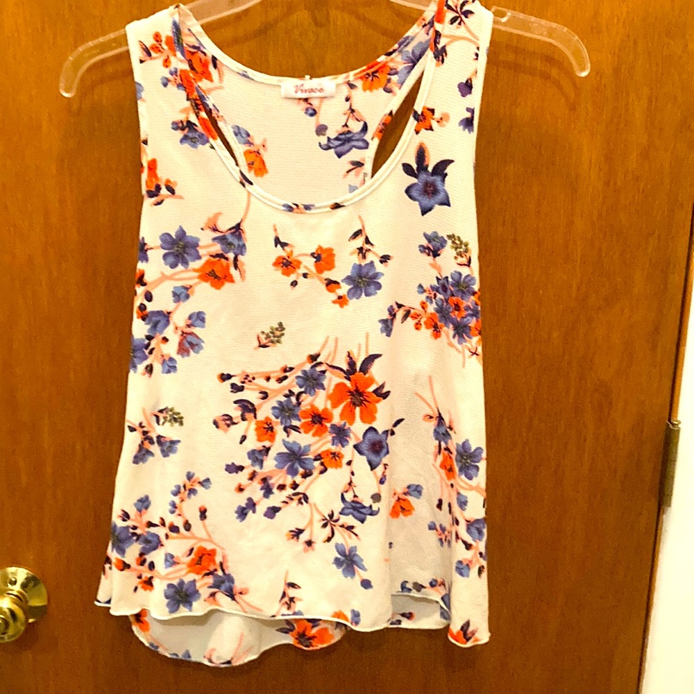 Vivace Flowered Tank - L